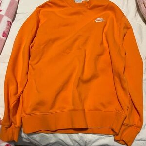 Nike Men's Orange Sweater